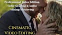edit multi camera wedding footage into cinematic documentary film