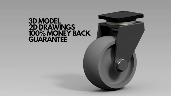 do 3d cad model for 3d print, engineering drawings for manufacture