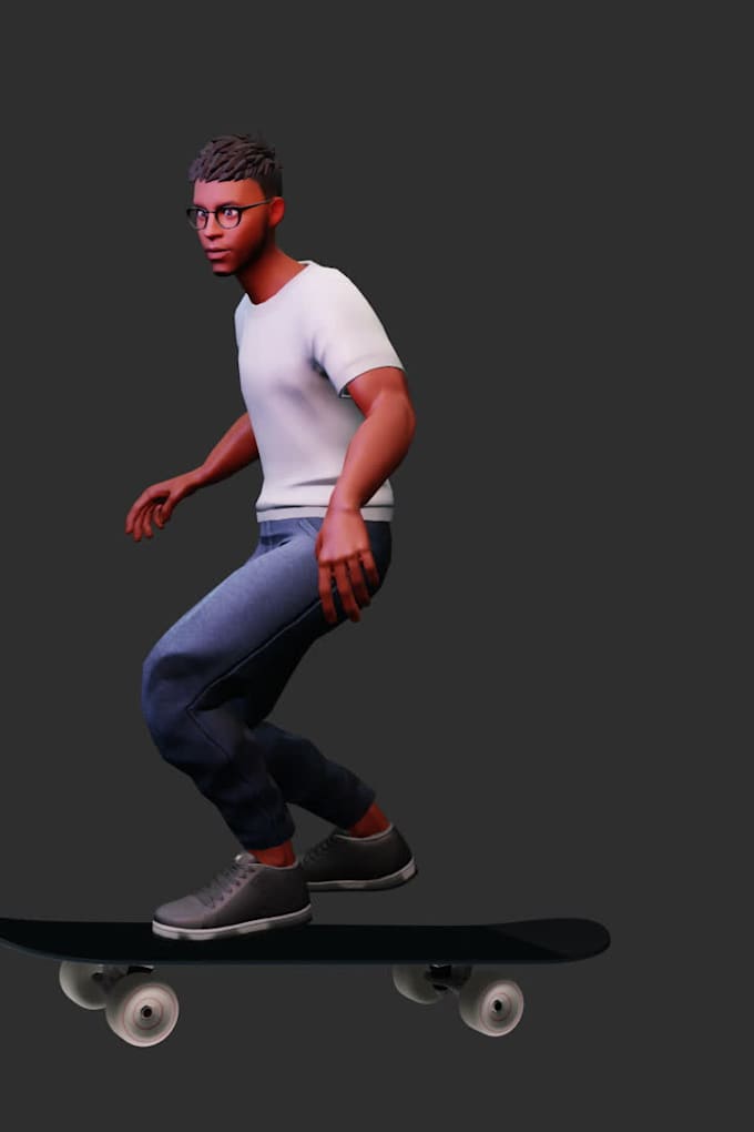 do 2d , 3d character modeling, rigging and animation