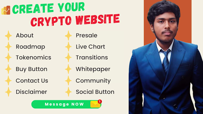 create crypto token website, memecoin website
