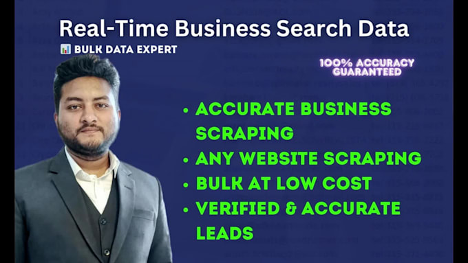 be your web data collector and best website scraper