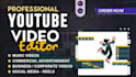 do professional youtube video editing within 24 hours