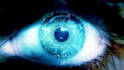 design a 3d cybernetic eye logo reveal