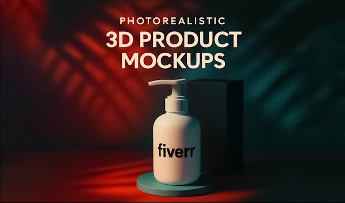 do 360 spin product mockup and 3d product rendering in 24hrs