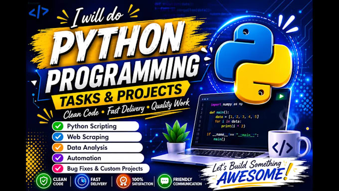 develop python scripts, automation, web scraping and API integration