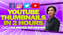 be your tumbnail maker for your youtube channel, thumbnail within 2hrs