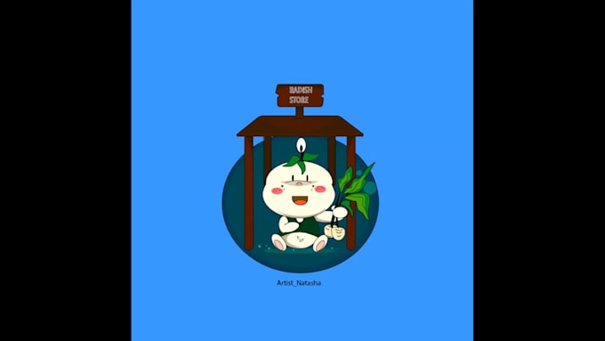 design vector cartoon logo, stickers and character designs