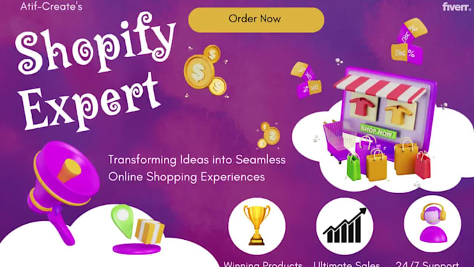 create shopify dropshipping store shopify website and single product store