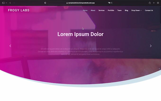 design professional responsive website and host free