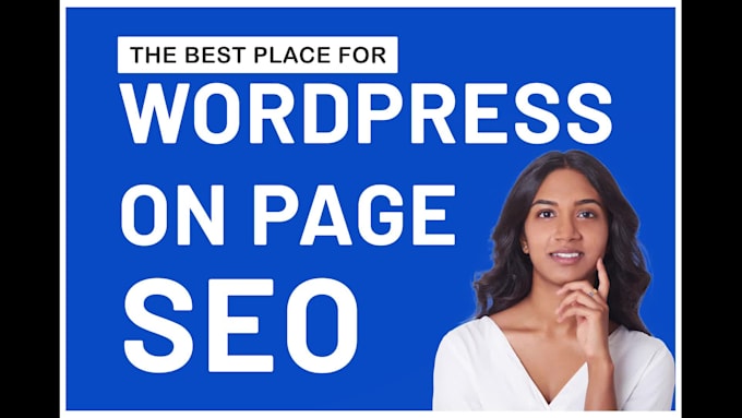 do wordpress on page SEO and technical optimisation