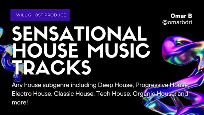 produce professional house music and custom house beats