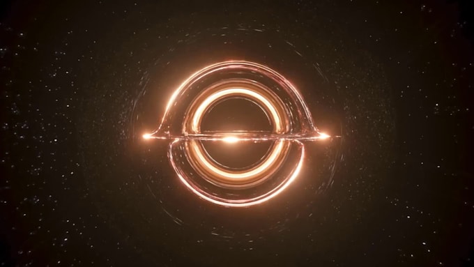 make epic black hole logo opener