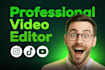 edit viral short form videos for instagram reels, youtube shorts, tiktok