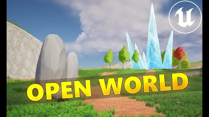 create open world game level in unreal engine 5