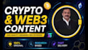 write crypto, blockchain and web3 content