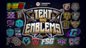 cool logo initials for esport, twitch, youtube