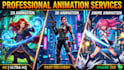 create cinematic ai animation 2d 3d or anime video fast