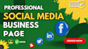 create a social media company page or business page