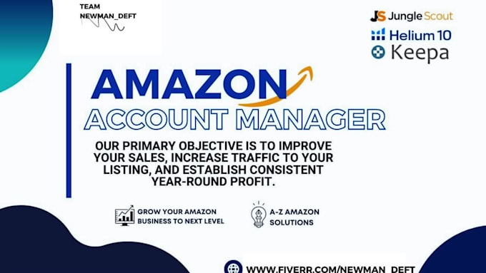 be your amazon account manager fba virtual assistant amazon store manager