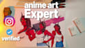 draw traditional anime art, or fan art or character drawing