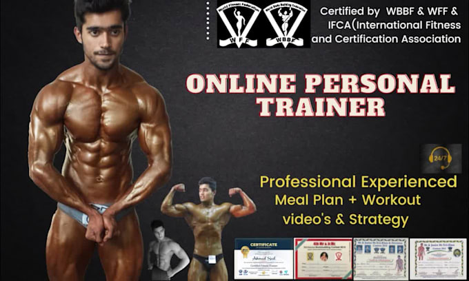 Be your online personal trainer and fitness coach nutritionist by