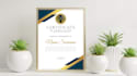 do custom certificate design, diploma, or award certificate