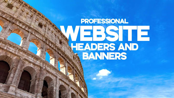design professional website banner, header, google ad