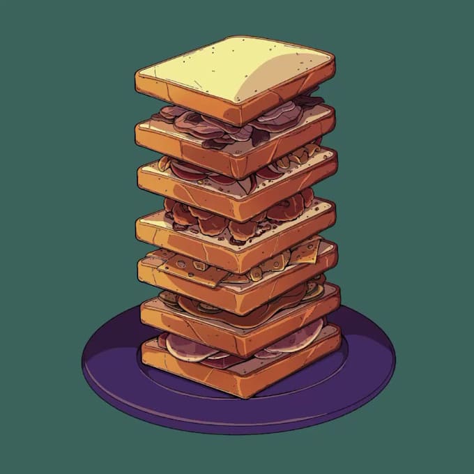 draw a premium illustration for your food or product menu