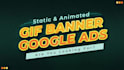 create animated banner, ads or image GIF for you