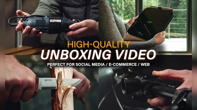 create a cinematic unboxing video for your product