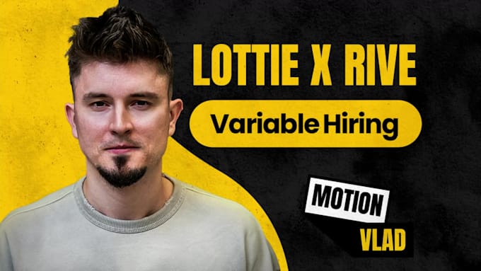 create lottie or rive animations for your project