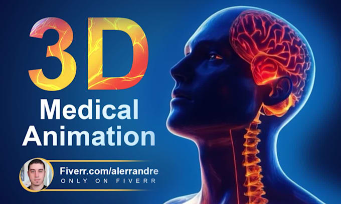 do 3d medical animation, 3d product animation, modeling, rendering visualization