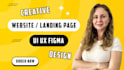 do figma website design, website ui ux design, website ui, figma landing page