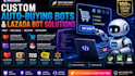 build lazada bot, auto checkout bot, auto buying bot and auto purchase bot