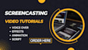 record HD instructional or screencast tutorial video editing