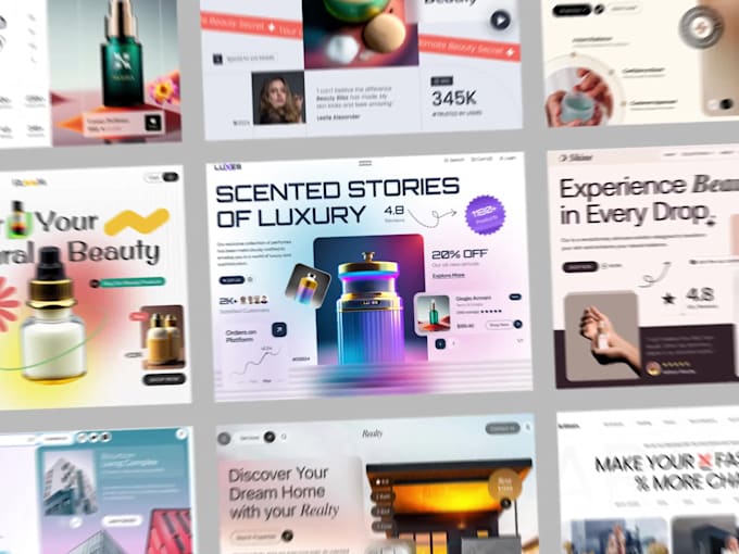 design stunning luxurious figma responsive website