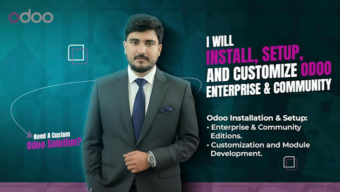 setup and customize odoo enterprise or community