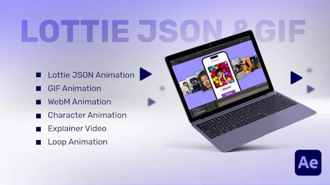 create gif and lottie animations for web and apps