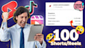 make 100 youtube shorts viral with channel creation