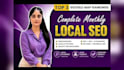 do complete monthly local SEO and gmb optimization for top google rankings