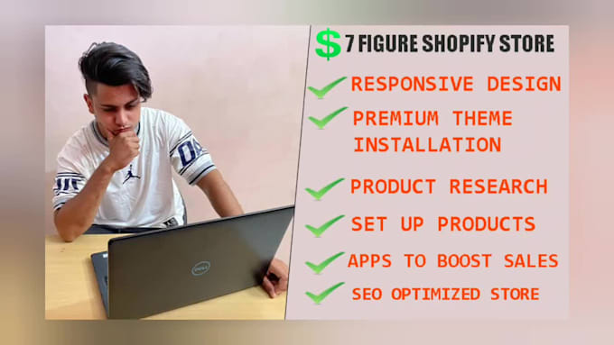 design or redesign a shopify dropshipping store