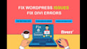 fix wordpress issues elementor issues divi theme errors