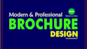 create modern bifold, trifold, multi page brochure