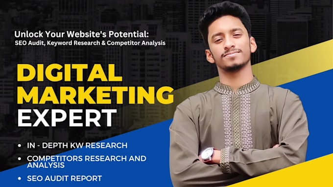 do advanced SEO keyword research, competitor analysis, and website audit