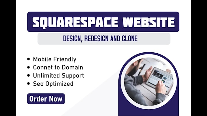 do modern squarespace website design and redesign