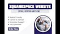 do modern squarespace website design and redesign