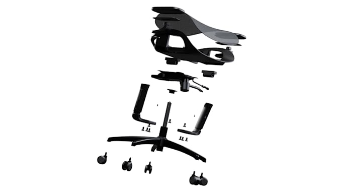create realistic 3d product assembly video explainer