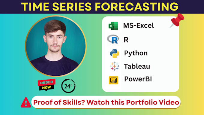 do end to end time series forecasting project for you