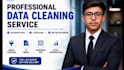 clean excel data, remove duplicates, split and merge files