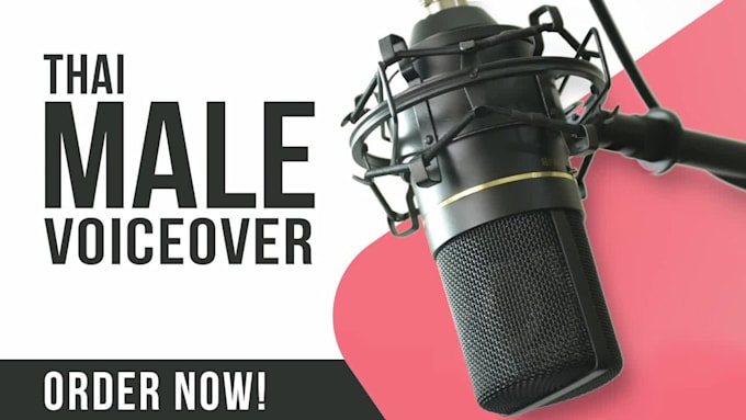 record professional thai male voice over